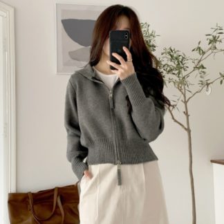 Knit Zip Up