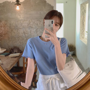 Waffle Lace Tee