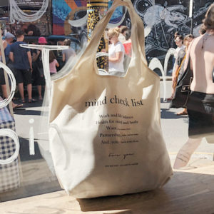 韓網自家製 Check List Eco Bag
