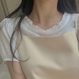 韓網自家製 Ruffle Blouse