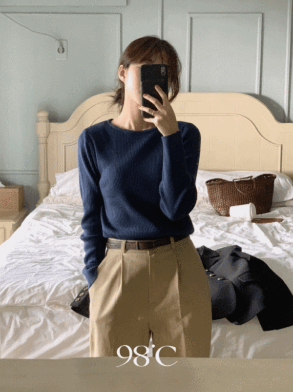韓網自家製 Daily Ribbed Knit