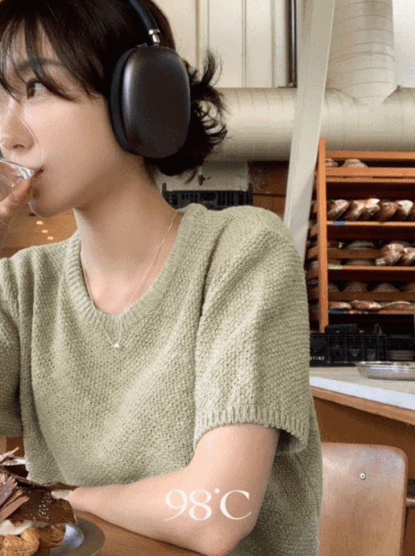韓網自家製 Waffle Half Knit