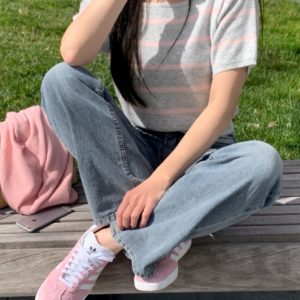 韓網自家製 Stripe Knit